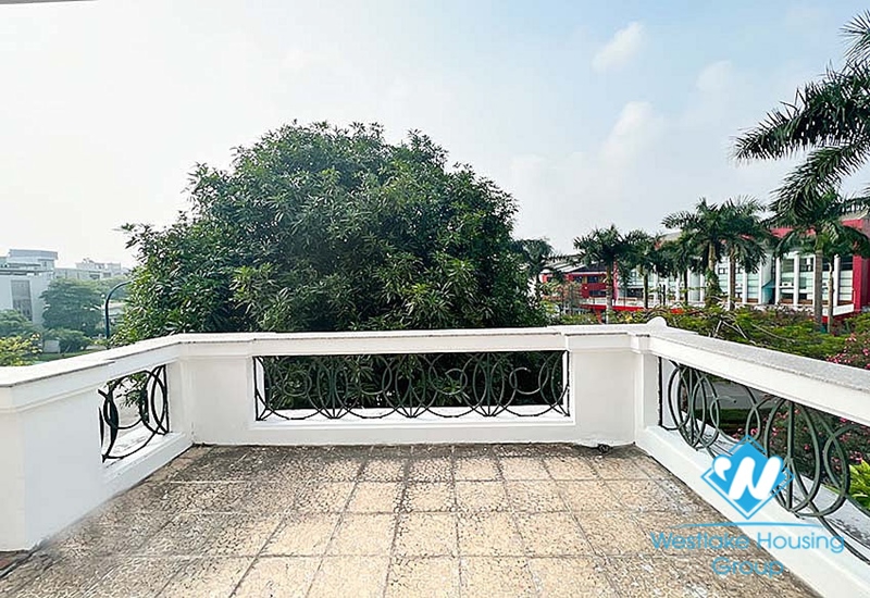 5-bedroom Ciputra villa for rent with fully furnished balcony